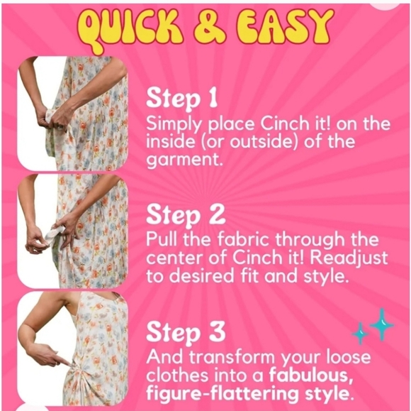 Cinch It! Clothing Shaper - Picture 4 of 14